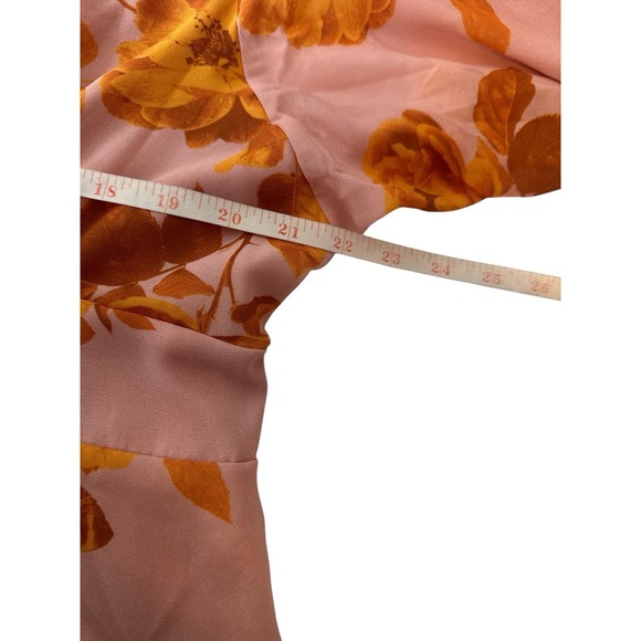 City Chic Dress Women L/20 Plus Floral V-Neck Mini Summer Vacation Formal New‎ - Picture 6 of 9